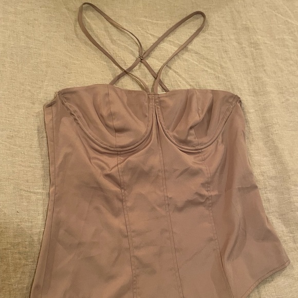 ZARA Satin Effect Body Suit - Picture 6 of 6